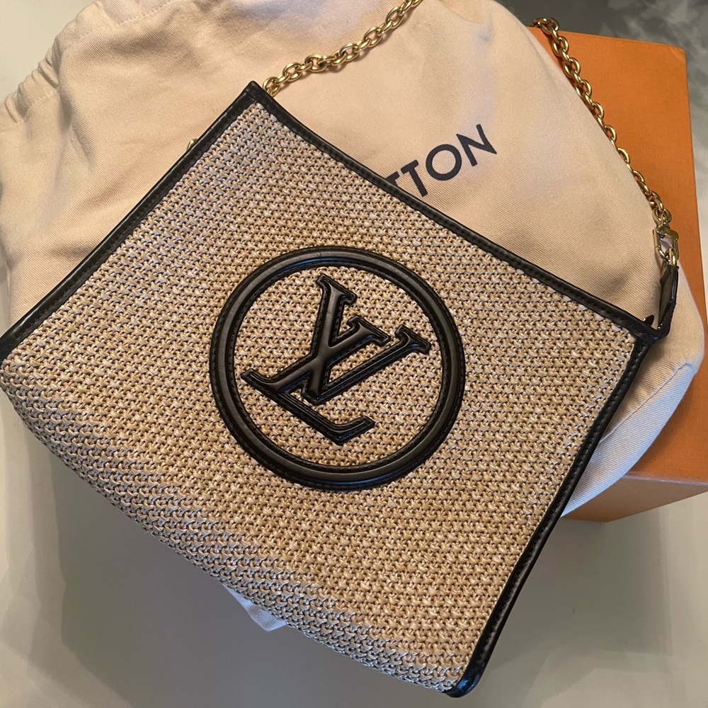Louis Vuitton Raffia Monogram Toiletry Pouch PM. NIB
